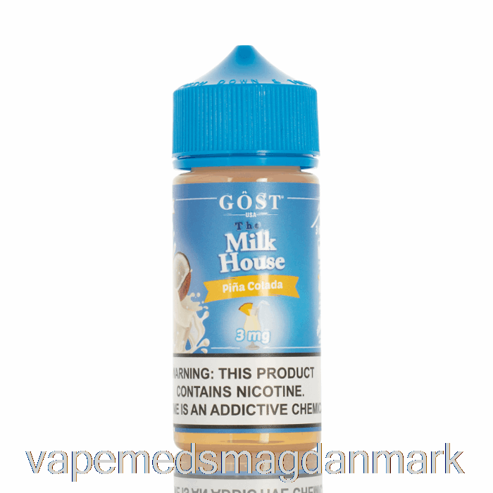Vape Væske Pina Colada - Mælkehuset - Gost Vapor - 100ml 3mg